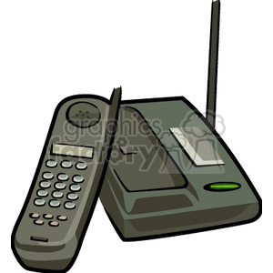   phone phones telephone telephones cell cellular cordless  PME0122.gif Clip Art Household Electronics 