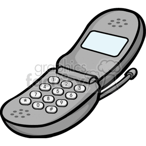 cartoon cell phone clipart. Commercial use image # 147095