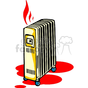 electric-heater clipart. Royalty-free image # 147214