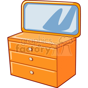 dresser201 clipart. Commercial use image # 147553