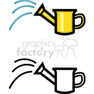 Watering jug clipart. Commercial use image # 147597