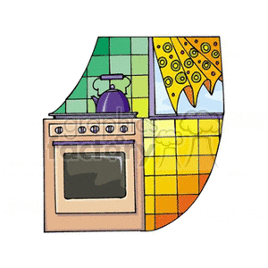   kitchen oven ovens stove stoves  cooker5.gif Clip Art Household Kitchen 