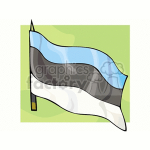 estonian flag clipart. Commercial use image # 148561
