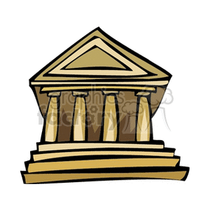 Roman style building clipart. Royalty-free image # 148819