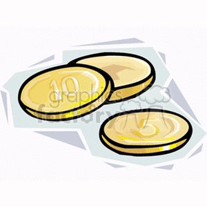   gold coin coins change money  coins121.gif Clip Art Money 