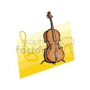 cello clipart. Commercial use image # 150545