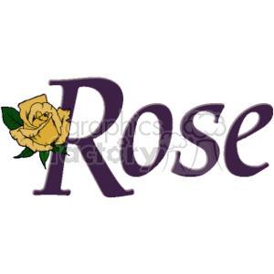 rose_floral clipart. Commercial use image # 151592