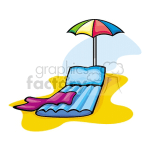   seasons summer beach sun umbrellas umbrella raft sun bathing Clip Art Nature Seasons 