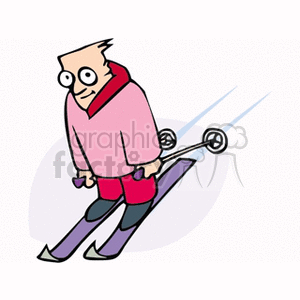 skierguy clipart. Commercial use image # 152563