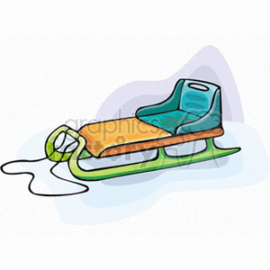 sled2 clipart. Commercial use image # 152565