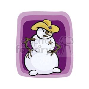 snowman clipart. Commercial use image # 152567