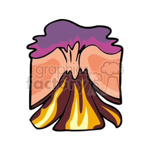volcano clipart. Royalty-free image # 152753