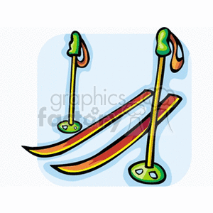 snow skis clipart. Royalty-free image # 152825