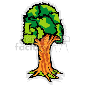 tree0004 clipart. Commercial use image # 152881