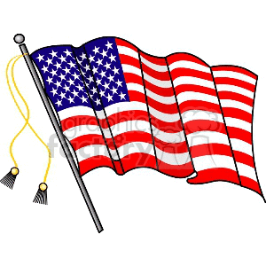 United States of America flag clipart. Commercial use icon # 153571