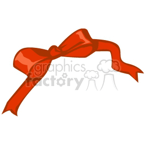 Red bow clipart. Royalty-free image # 153625