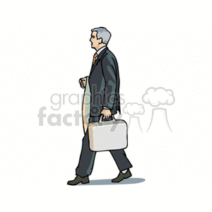   salesman man guy business suits briefcase briefcases  businessman4.gif Clip Art People 