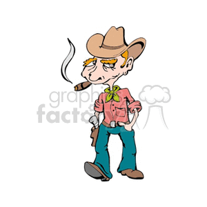 cowboy121 clipart. Commercial use image # 154037