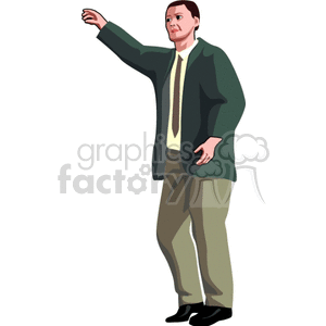 auctioneer auctioneers auction auctions man guy people calling yell wave waving  man-waiting.gif Clip Art People goodbye