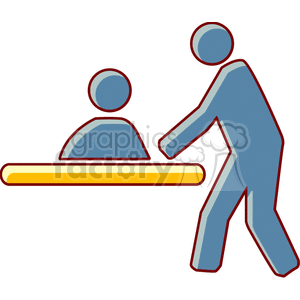 A teacher at a students desk clipart. Royalty-free image # 154973