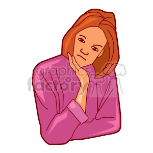 thinking401 clipart. Commercial use image # 154985