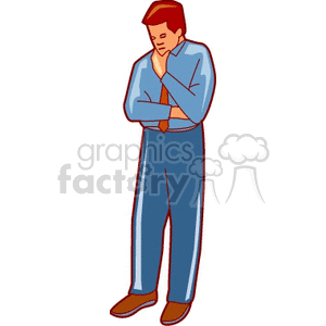   think thinking worry worried stress man guy people  thinking405.gif Clip Art People 