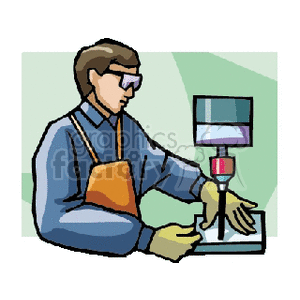 worker clipart. Commercial use image # 155171