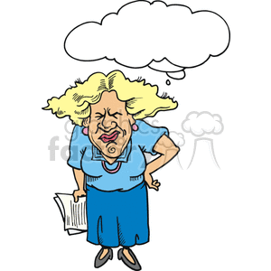  bubble thought thoughts people thinking comic comics funny characters teacher teachers ladys women   thoughtbubble018 Clip Art People 