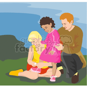 A family  clipart. Royalty-free image # 157446
