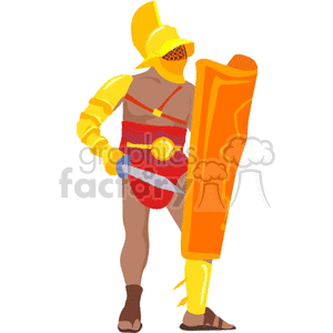 Rome warrior clipart. Royalty-free image # 157631