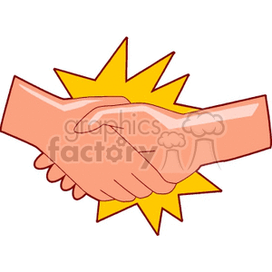 handshake801 clipart. Royalty-free image # 158393