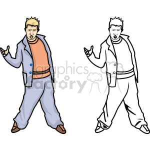 Cool boys clipart. Commercial use image # 158569