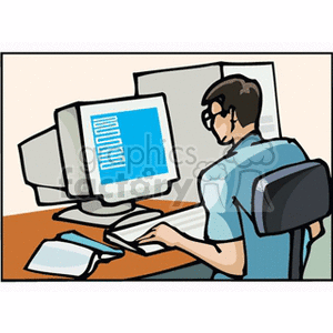 programmer2 clipart. Royalty-free image # 160428