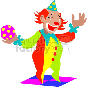 clown clipart. Commercial use image # 161136