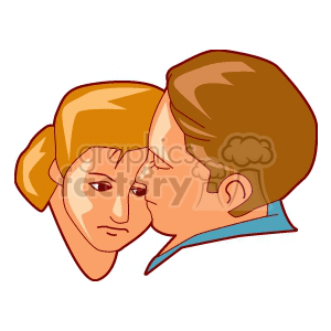 Couple Grieving  clipart. Royalty-free image # 161811