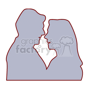   couples couple family romance people love silhouette silhouettes  couple421.gif Clip Art People Romance 