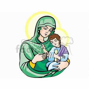 saintedmother clipart. Commercial use image # 164532