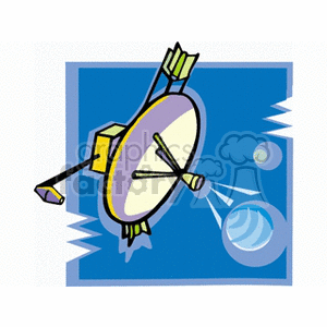 earthsatellite2 clipart. Commercial use image # 165308