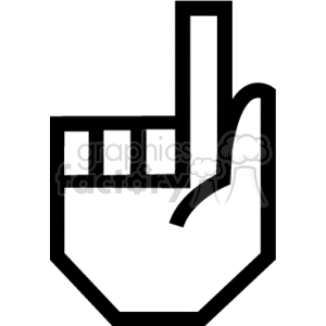 Sign language 1 clipart. Commercial use image # 166190