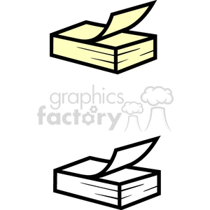Reams of paper. clipart. Commercial use image # 166370