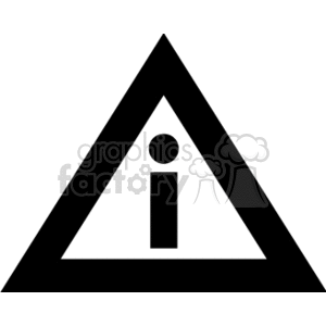   information sign street warning signs  BIM0339.gif Clip Art Signs-Symbols black white vinyl-ready vinyl vector hazard danger