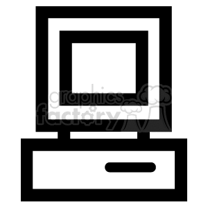desktop computer clipart. Commercial use image # 166405