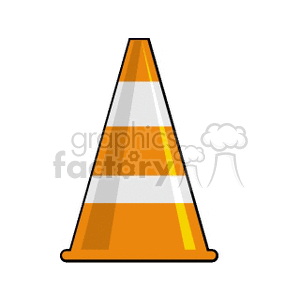   traffic cone cones  CONE01.gif Clip Art Signs-Symbols 