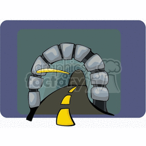 tunnel clipart. Commercial use image # 167439