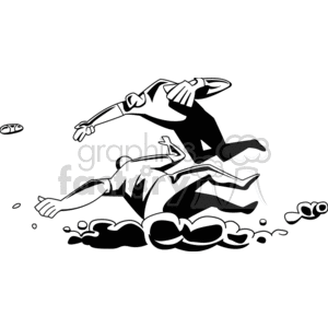 baseball player sliding to base clipart. Commercial use image # 168381
