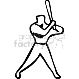   baseball bat bats player  PSS0139.gif Clip Art Sports Baseball 