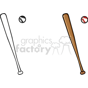 baseball baseballs bat bats  PSS0145.gif Clip Art Sports Baseball 