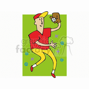 baseball player clipart. Commercial use image # 168450
