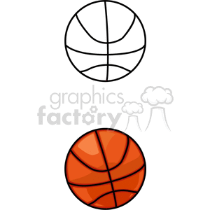   basketball basketballs  BSS0101.gif Clip Art Sports Basketball black white