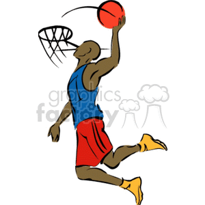 going for a slam dunk clipart. Commercial use image # 168536